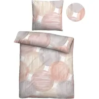 Biberna Mako-Satin, Bettwäsche 614604-534 gold, 135x200+80x80 cm