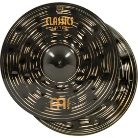 Meinl Cymbals Classics Custom Dark Hihat — 14 Zoll (Video) Schlagzeug Becken Paar (35,56cm) B12 Bronze, Dunkles Finish (CC14DAH)