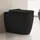 Scarabeo Moon Stand-WC mit WC-Sitz Schwarz matt