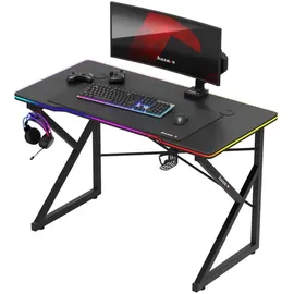 huzaro Hero 1.7 Gaming-Tisch Schwarz