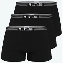 Mustang Boxershort 3er Pack in Schwarz/Schwarz/Schwarz | Gr.: XXL