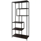 Riess-Ambiente Bücherregal SLIM LINE - Industrial 185cm Esche schwarz sechs Regalböden pflegeleicht