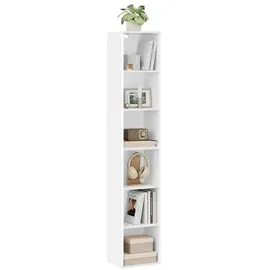 Woltu Bücherregal Aktenregal 30 x 158,5 x 24 cm Weiß