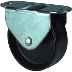 BS Kastenrolle D.16mm Trgf. 30kg Material Ku.m.Platte