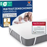 Blumtal Matratzenschoner wasserdicht 120 x 200 cm Weiß