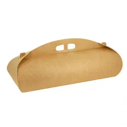 25 Stk. Kraftkarton für Biskuitrolle (35x10x10 cm) Ref TAR004
