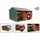 Kids Globe KidsGlobe Werkstatt mit Lagerraum 1:32 Dach aufklappbar Tore beweglich, 41x54x32