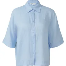 s.Oliver Kurzarmbluse blau 42