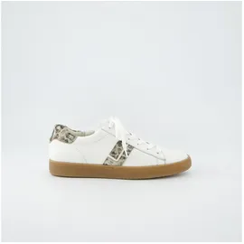 Paul Green Sneaker Damen Weite E Khaki/Weiß 38,5