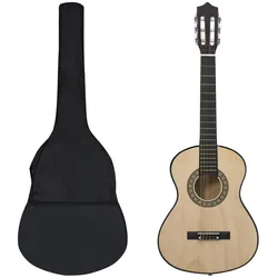 8-tlg. Klassische Gitarre für Kinder-Anfänger 1/2 34"