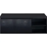 Waschtischunterschrank Sanox Frozen 3D BxHxT 120 x 43 cm x 45 cm Frontfarbe schw