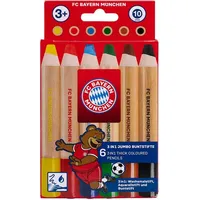 FC Bayern Jumbo Buntstifte 3in1 6er-Set 31946