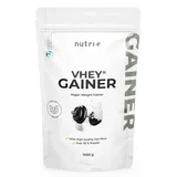 Nutri + Nutri Vegan Weight Gainer 1kg + hochkalorisch Pulver 1000 g