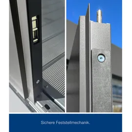 hörmann stauraumsysteme Juno 2,14 x 1,18 m Grau