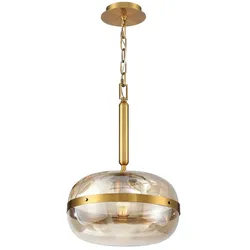 Nottingham 1-flammige Pendelleuchte messing antik