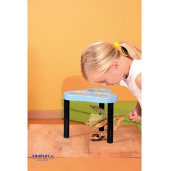 EDUPLAY Spielzeug-Gartenset Riesenstandlupe, 3-fach, 24,5 x 24,5 x 20 cm blau