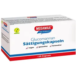 MEGAMAX Sättigungskapseln Glucomannan