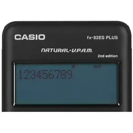 Casio fx-82ES Plus Wissenschaftlicher Taschenrechner 2. Edition, Schwarz