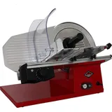 Celme - EVOLUTION PRO 275 Aufschnittmaschine - Antihaftbeschichteter Stahl - 275 mm Klinge - 42×55×39 cm - Design und Zuverlässigkeit - ROT - Rot
