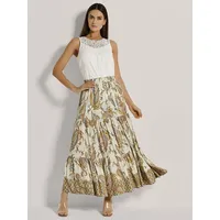 Madeleine Maxirock Damen Paisley Weiß 34