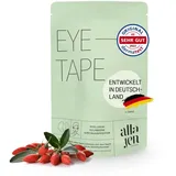 alla/jen - Hyaluron-Skintape "Eye Tape" mit Gojibeere & Szechuanpfeffer | Gesichtsmaske war gestern - Faltenfrei mit Kinesiologie-Tapes [vegan, 14 Tapes, 7 Anwendungen, 14 Tage]