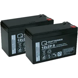 Q-Batteries Ersatzakku für Treppenlifter 24V 9Ah (2 x 12V)