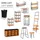 Wenko Regal Loft Bambus Braun mit 3 Etagen