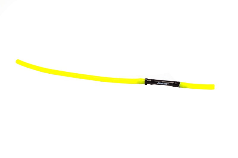 RFX Race ventilatiebuis - lange slang met 1-weg klep (geel) 5 stuks