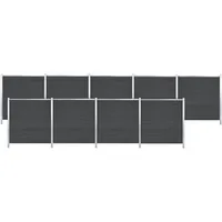 Tetzner & Jentzsch Sichtschutzelement 180 x 0 cm Braun Aluminium