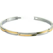 Boccia Titanium Damenarmband Titan teil-gelbgoldplattiert 03018-02 Größe 18