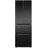 (320 l, 1860 mm hoch, Schwarz)