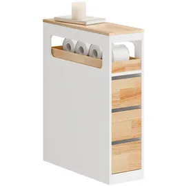 SoBuy Badezimmerschrank, BZR54-III-WN