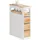 SoBuy Badezimmerschrank, BZR54-III-WN