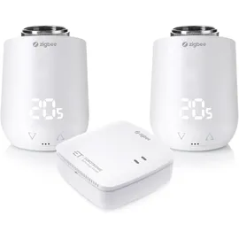 eurotronic 700241 Comet Zigbee Starterset 2+ Gateway Heizkörperthermostat-Set elektronisch