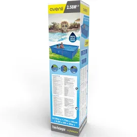 Avenli Pool, Blau, Kunststoff, Uni, 2,612 L, Rechteckig, 179x66x258 cm, Freizeit, Pools und Wasserspaß, Pools