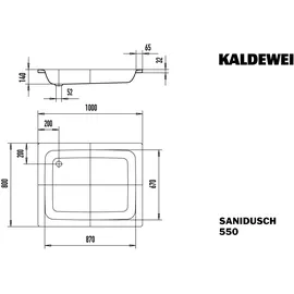Kaldewei SANIDUSCH 550