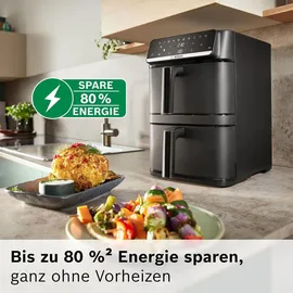 Bosch Serie 6 Heißluftfritteuse MAFD661B7 Schwarz 12 l