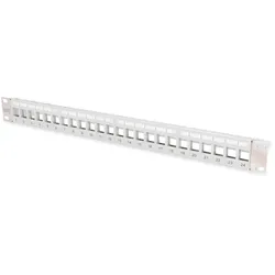 DIGITUS Modulares Patchpanel für Keystone Jacks 1HE - unbestückt