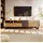 Okwish TV-Schrank 180x50x38 cm Braun MDF