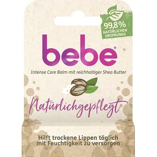 bebe Natürlichgepflegt Intense Care Balm Lippenpflege Stift, 4,9 g