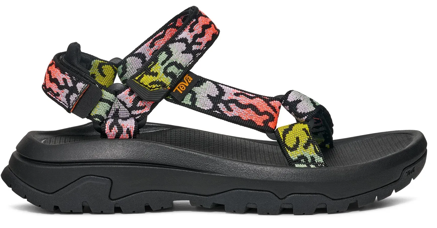 Teva Damen Hurricane XLT3 Outdoorsandale - 42 - EPIC CORAL/ GREEN MULTI