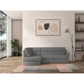 sit&more Ecksofa »Panini L-Form«, wahlweise mit Vorziehsitz und Bettkasten