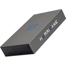 Hurricane 3518C3 4TB Aluminium Externe Festplatte, 3.5 Zoll, USB C HDD extern Backup Desktop Speicher mit Netzteil für PC, smart TV, Ps4, Xbox Lap...
