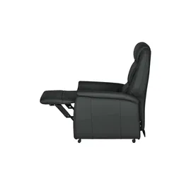 HIMOLLA Fernsehsessel grau - Leder 9773 ¦ grau ¦ Maße (cm): B: 69 H: 110 T: 85.0