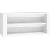 vidaXL Schuhregal 100 x 35 x 45 cm weiß