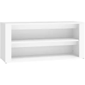 vidaXL Schuhregal 100 x 35 x 45 cm weiß