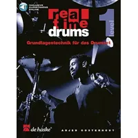 HAL LEONARD Real Time Drums mit Audiotracks Online. Level.1