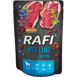 Rafi mit Lamm für Hunde - Beutel 10x300g (schwarze Verpackung)