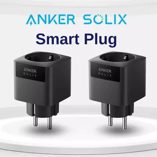 Anker SOLIX Smart Plug, WLAN-Steckdose App Fernbedienung für Anker PRO / Plus - 2er Set