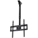 Maclean Brackets Maclean MC-943 Universal OLED QLED LED LCD Plasma TV Deckenhalterung Schwenkbare Neigbare Höhenverstellbare Halterung 32-50" bis 35kg auch für Dachschrägen (Für einen Fernseher)